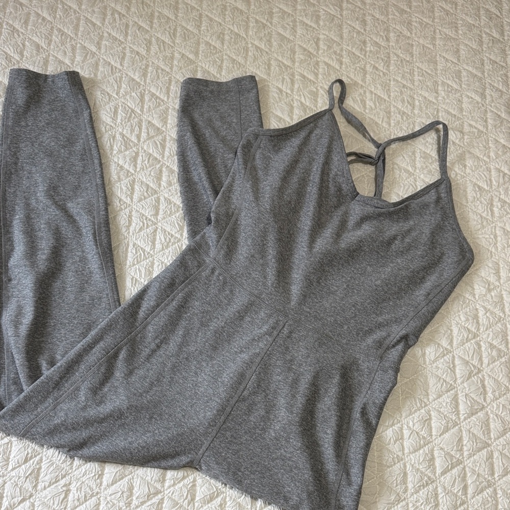 Gray Old Navy Sleeveless Jumpsuit